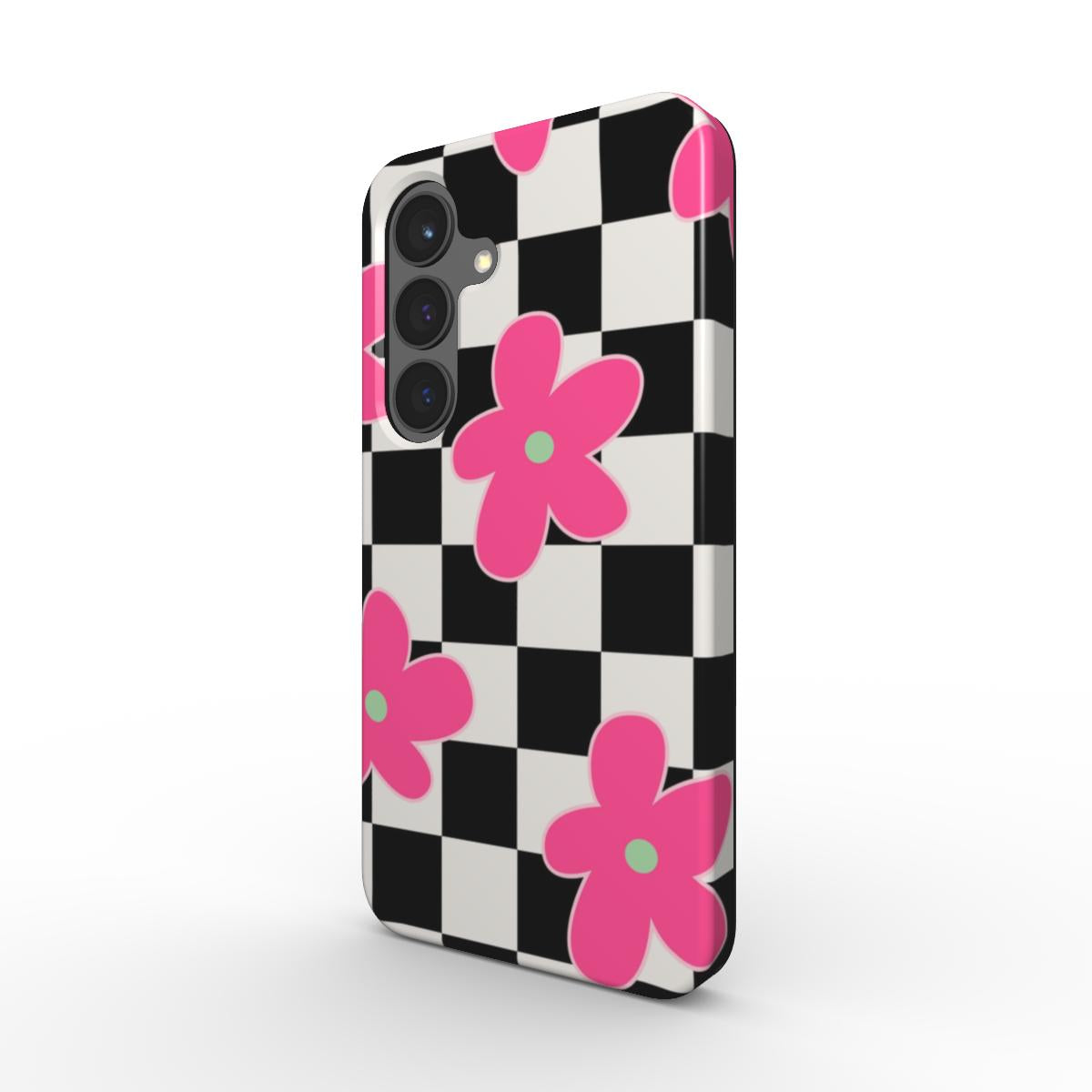 Magnetic Tough Handyhülle Checkered Petals