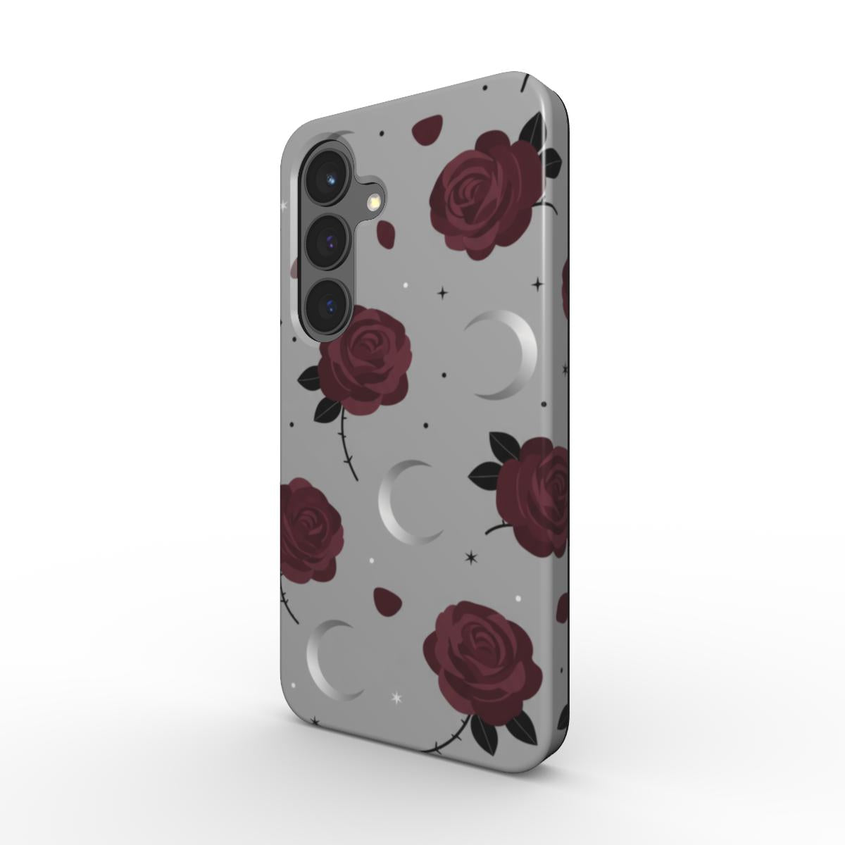 Magnetic Tough Handyhülle Roses & Moons