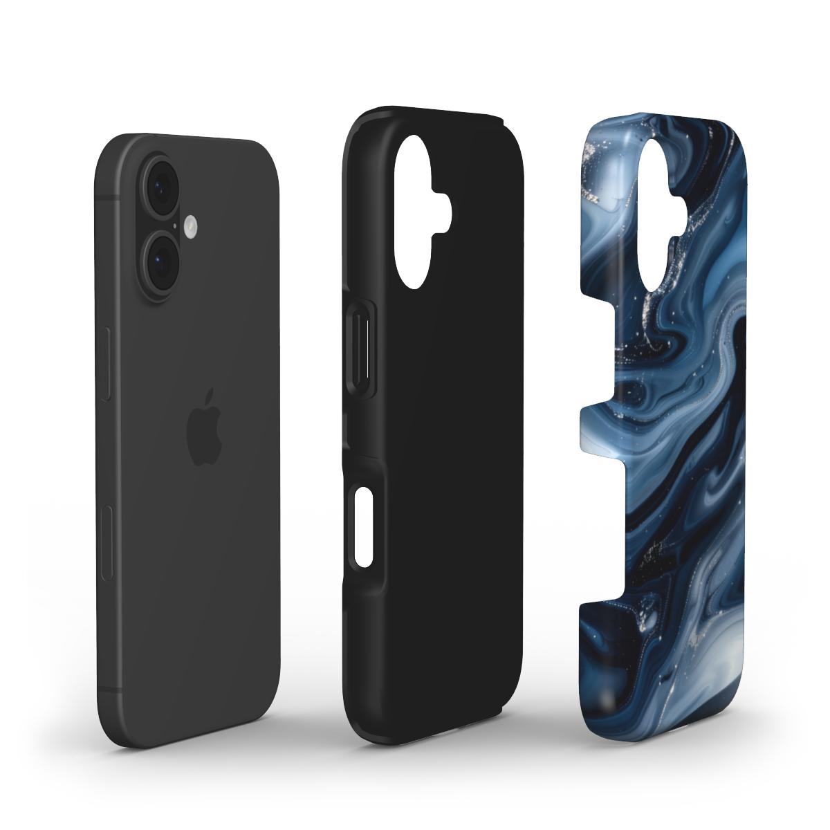 Tough Handyhülle shiny blue