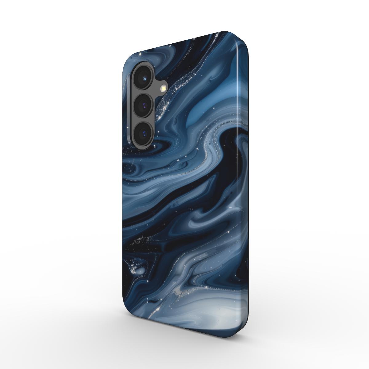 Magnetic Tough Handyhülle shiny blue