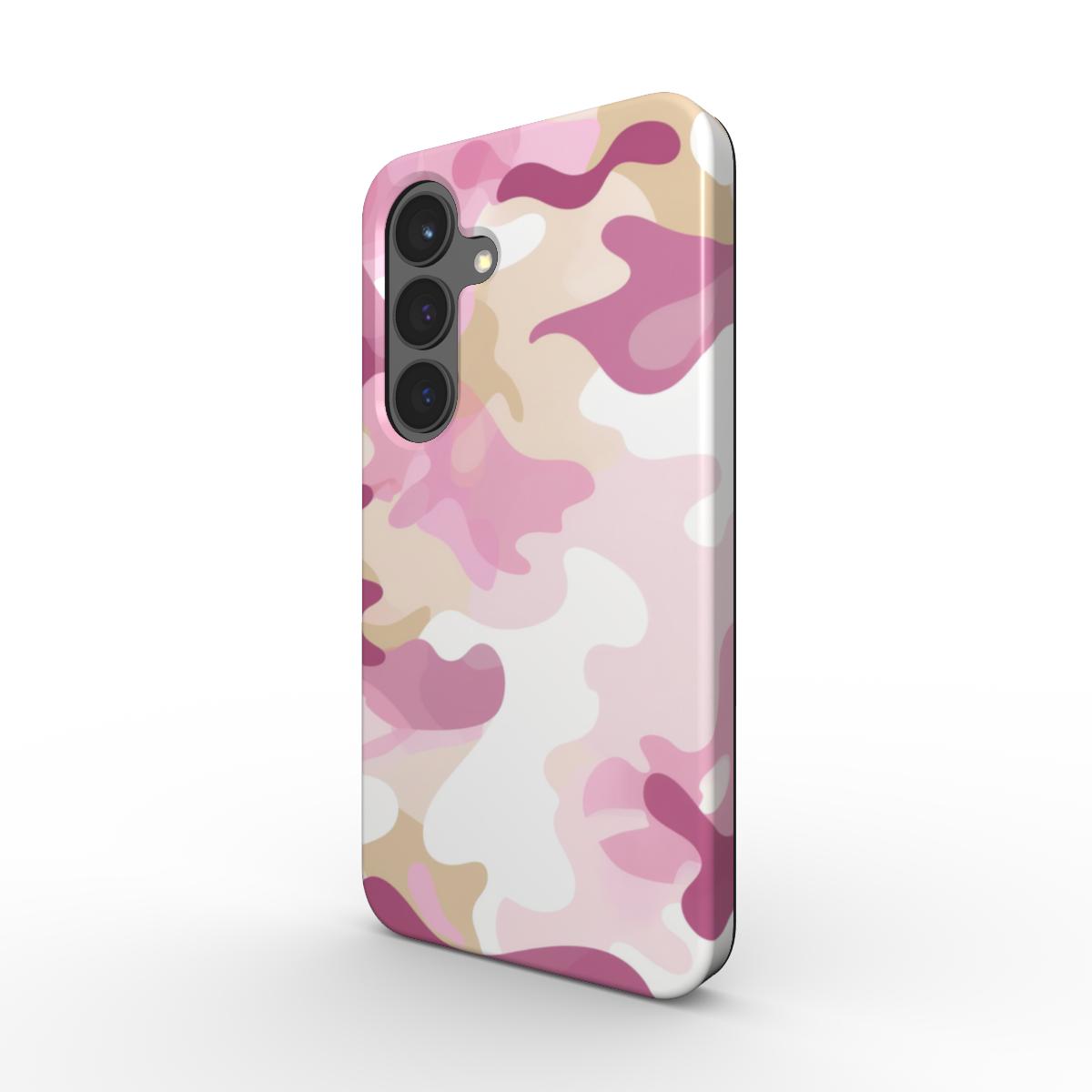 Magnetic Tough Handyhülle Camouflage Pink