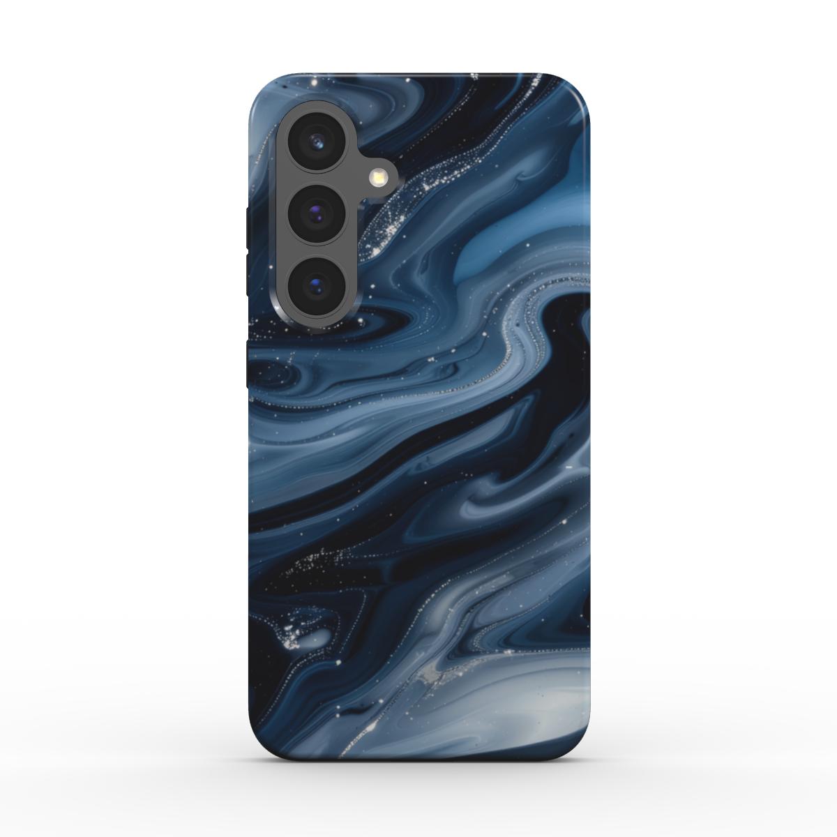 Magnetic Tough Handyhülle shiny blue