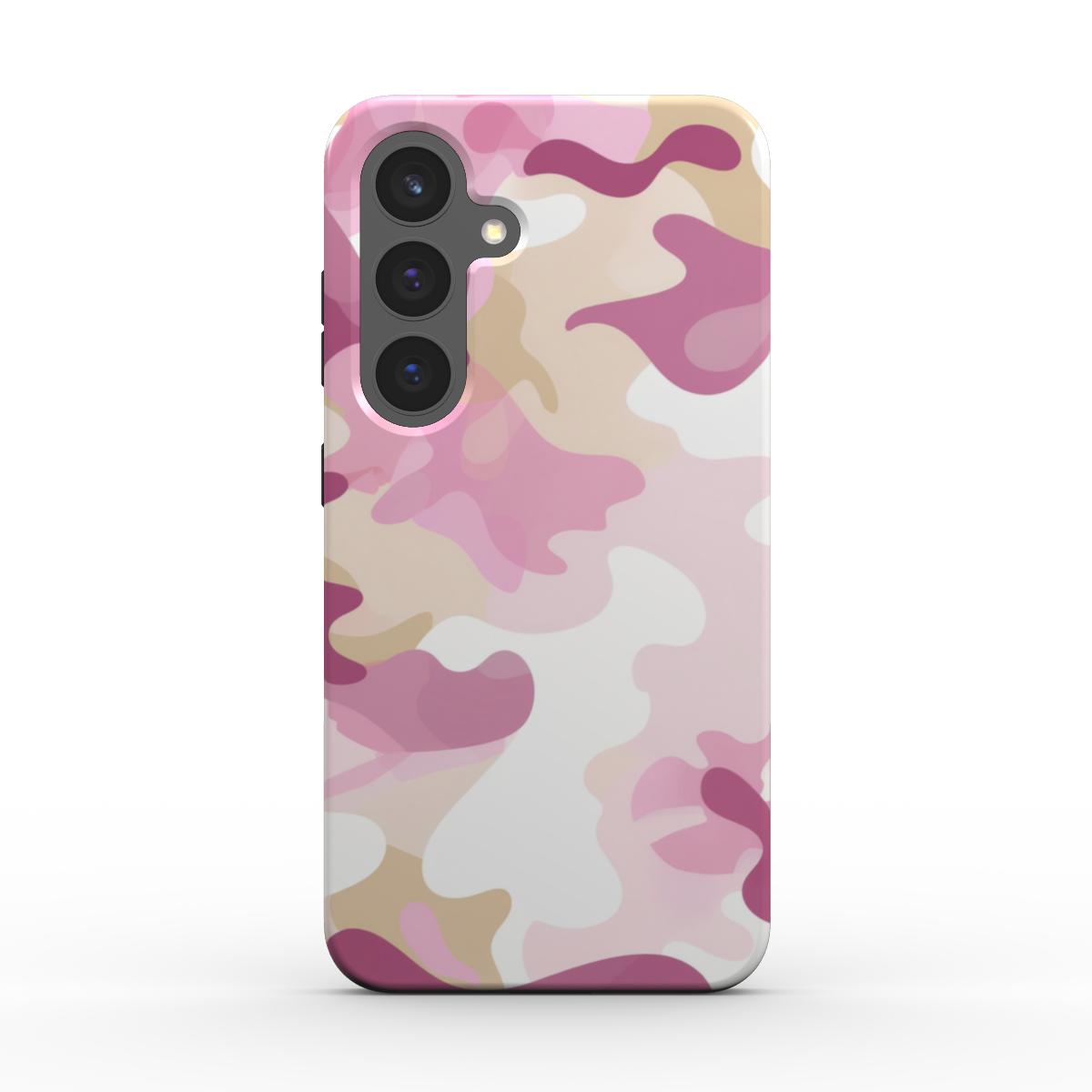 Magnetic Tough Handyhülle Camouflage Pink