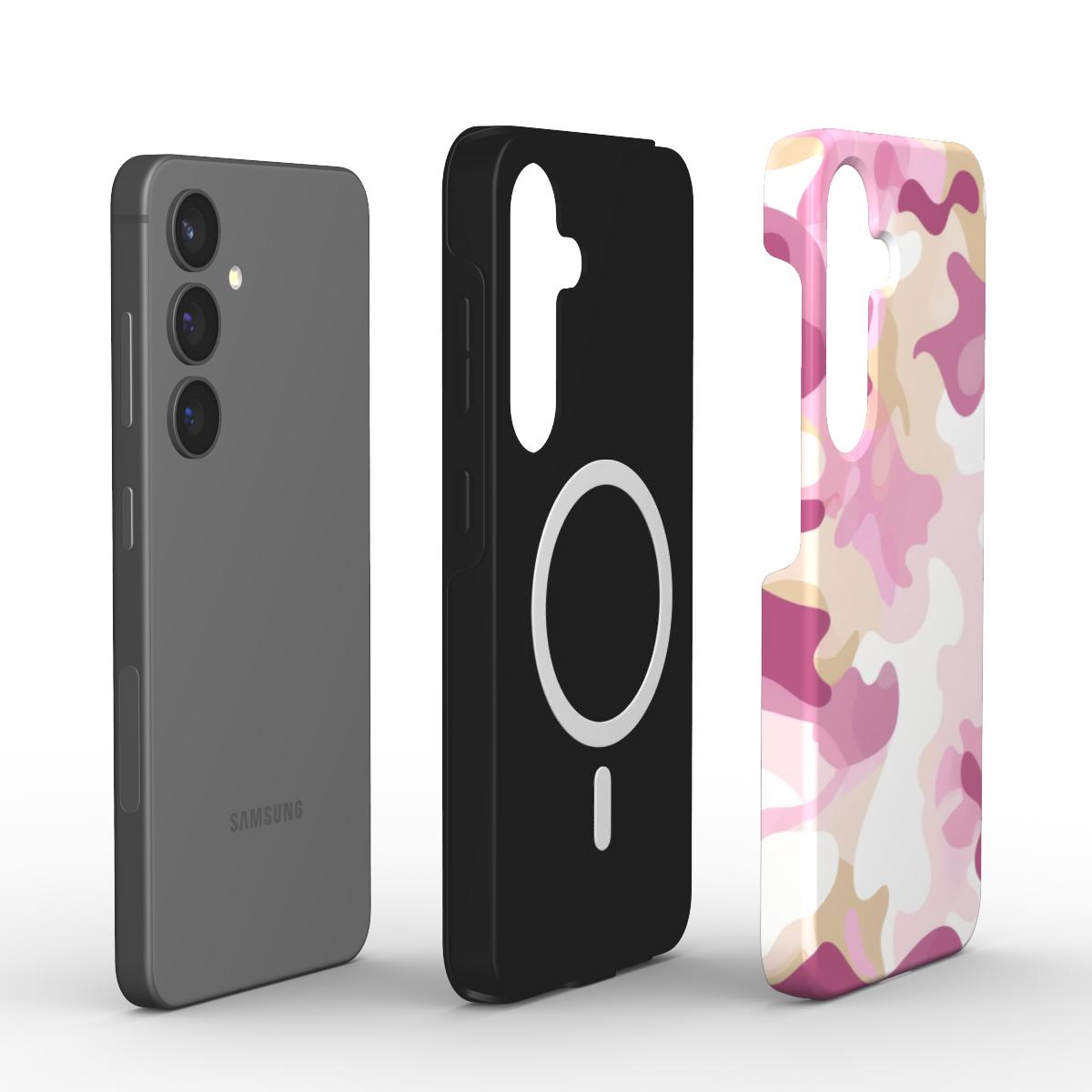 Magnetic Tough Handyhülle Camouflage Pink