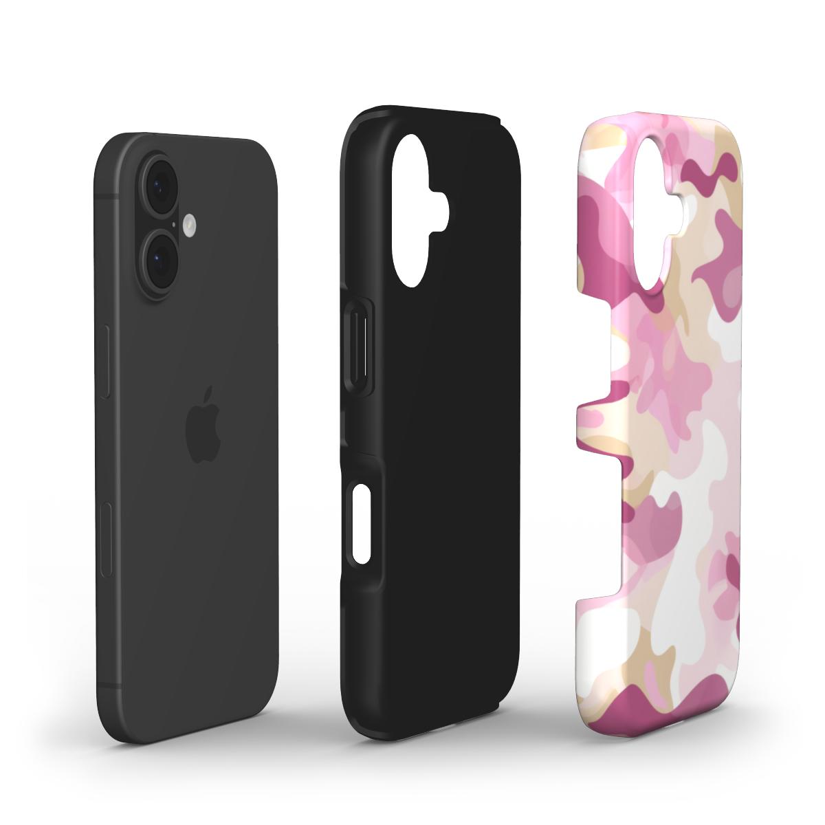 Tough Handyhülle Camouflage Pink