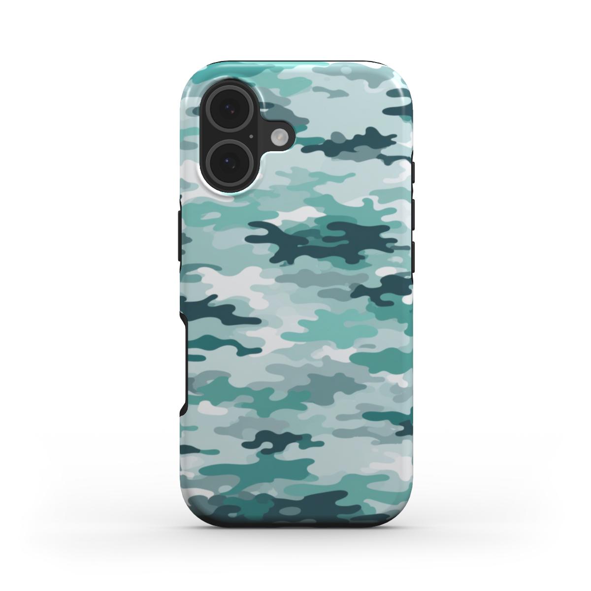 Tough Handyhülle Camouflage Mint  (MagSafe)