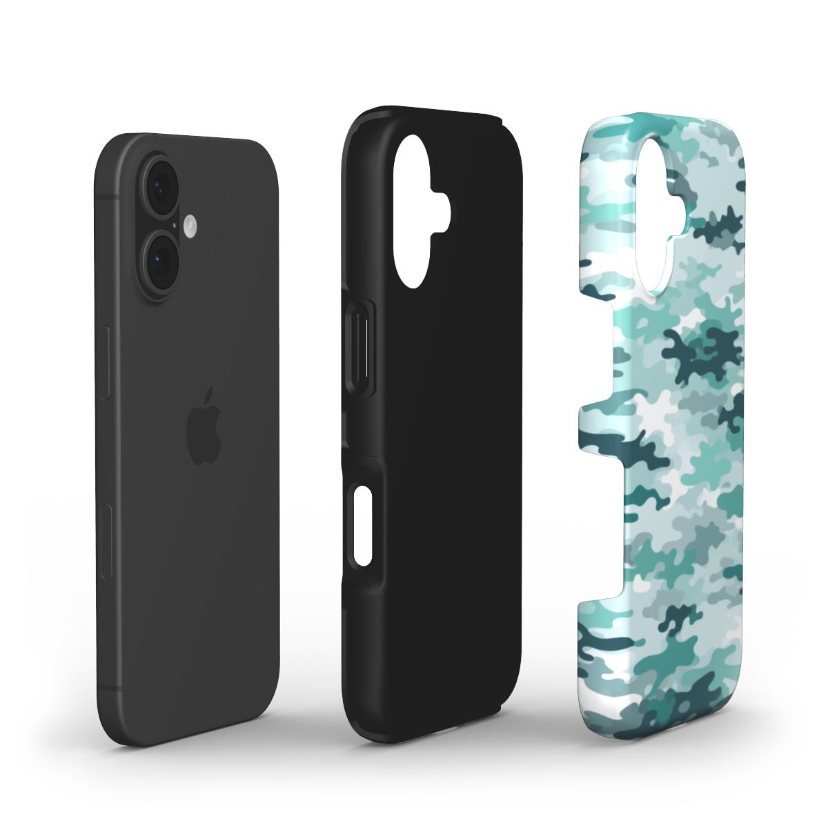 Tough Handyhülle Camouflage Mint