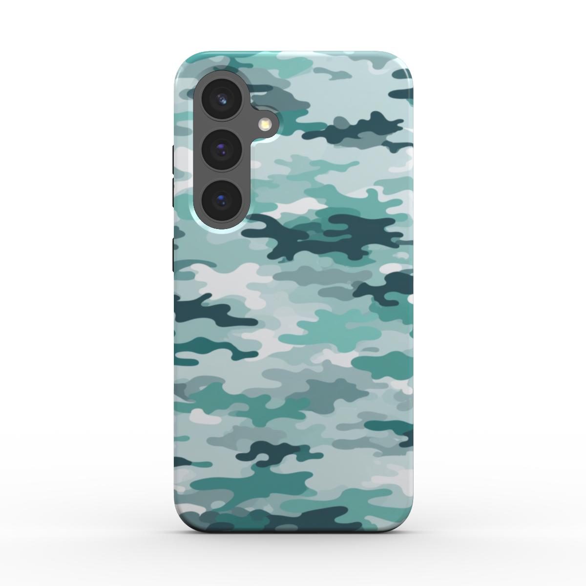 Magnetic Tough Handyhülle Camouflage Mint