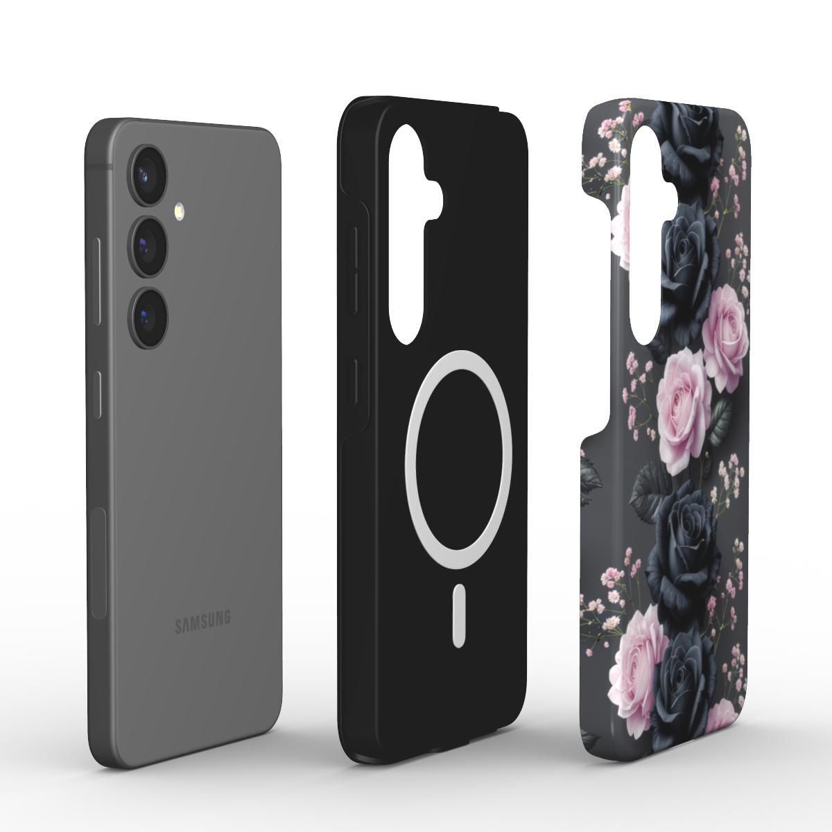 Magnetic Tough Handyhülle Midnight Roses