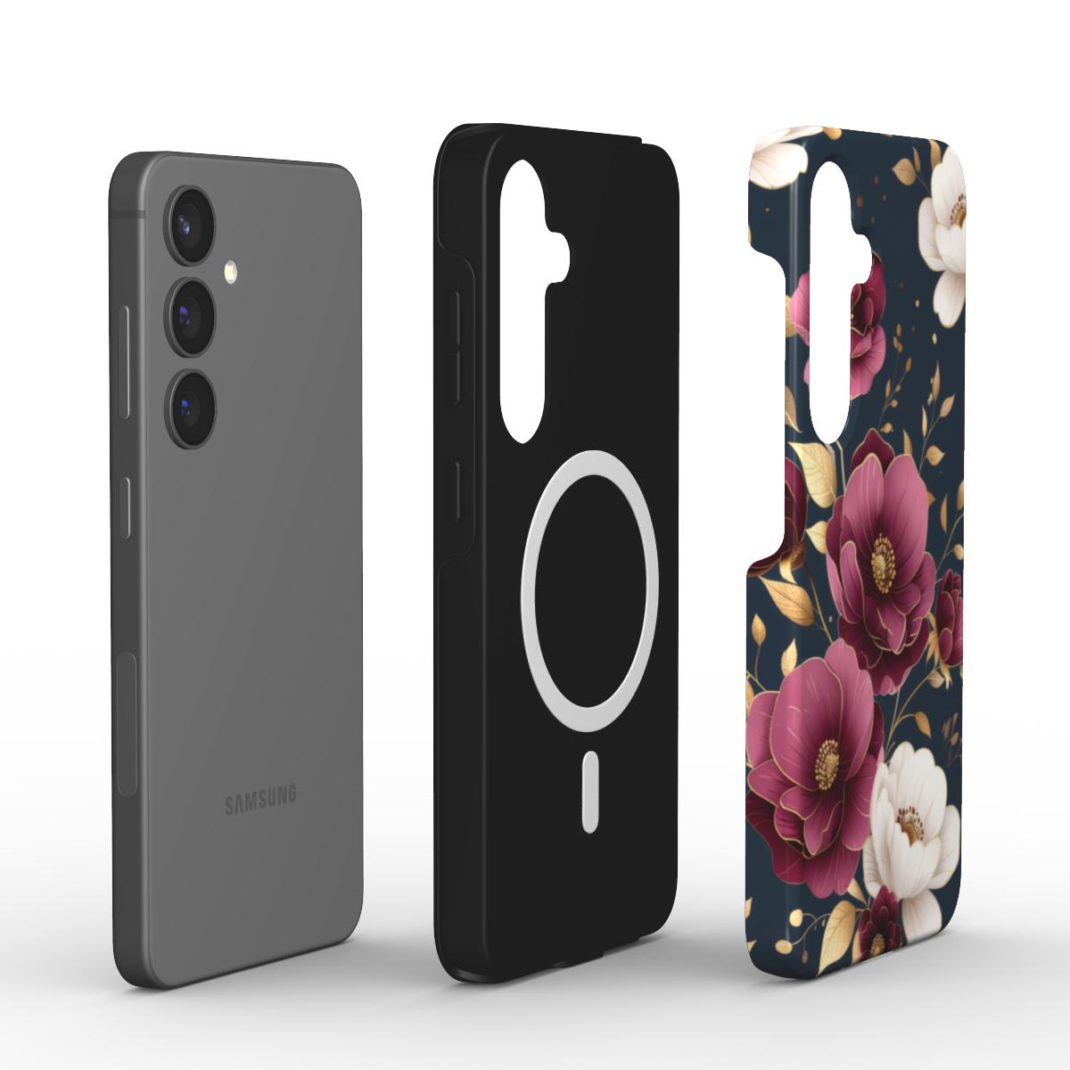 Magnetic Tough Handyhülle Nachtrose