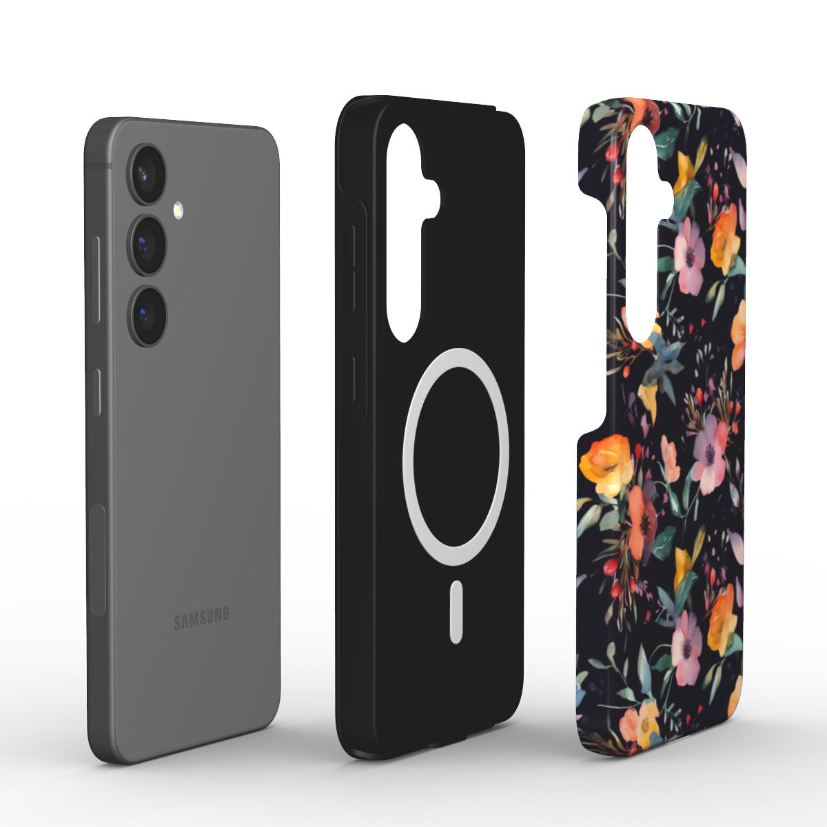 Magnetic Tough Handyhülle Flower Garden