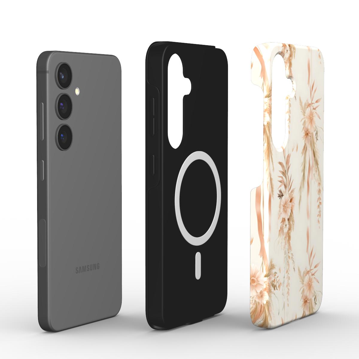 Magnetic Tough Handyhülle Sandy Petals