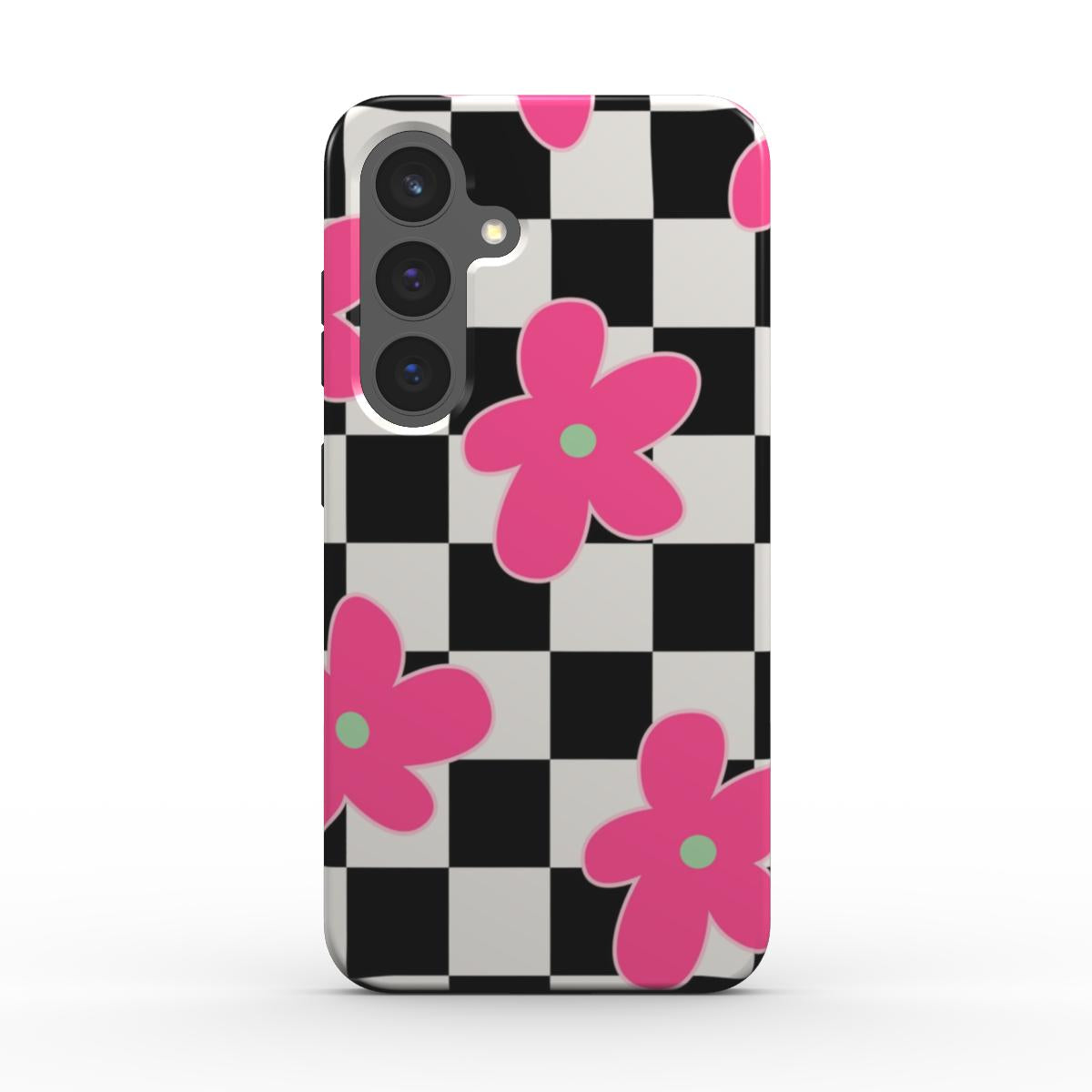 Magnetic Tough Handyhülle Checkered Petals