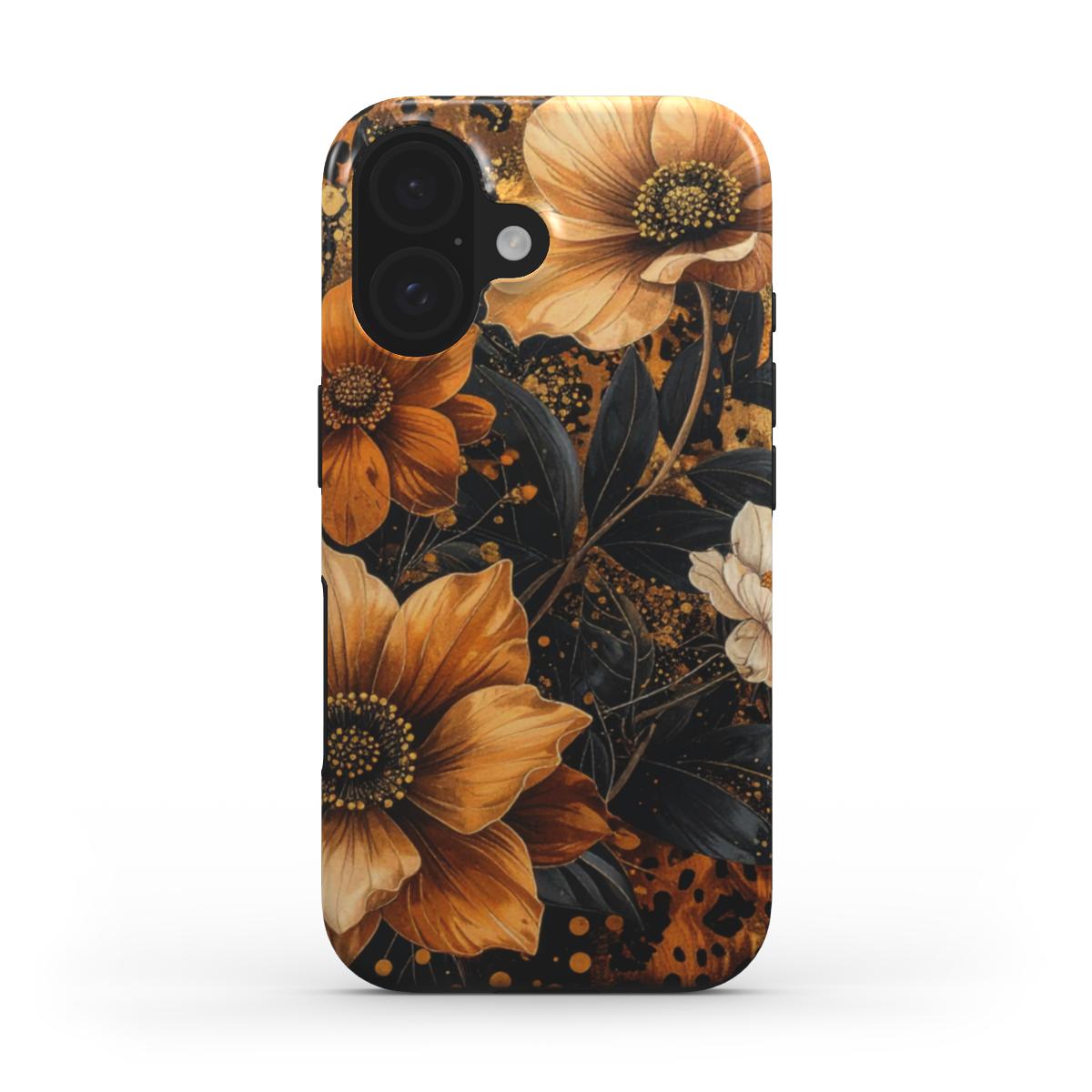 Tough Handyhülle Dark Floral Luxe