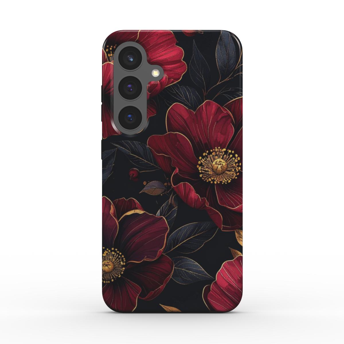 Magnetic Tough Handyhülle Royal Noire Floral