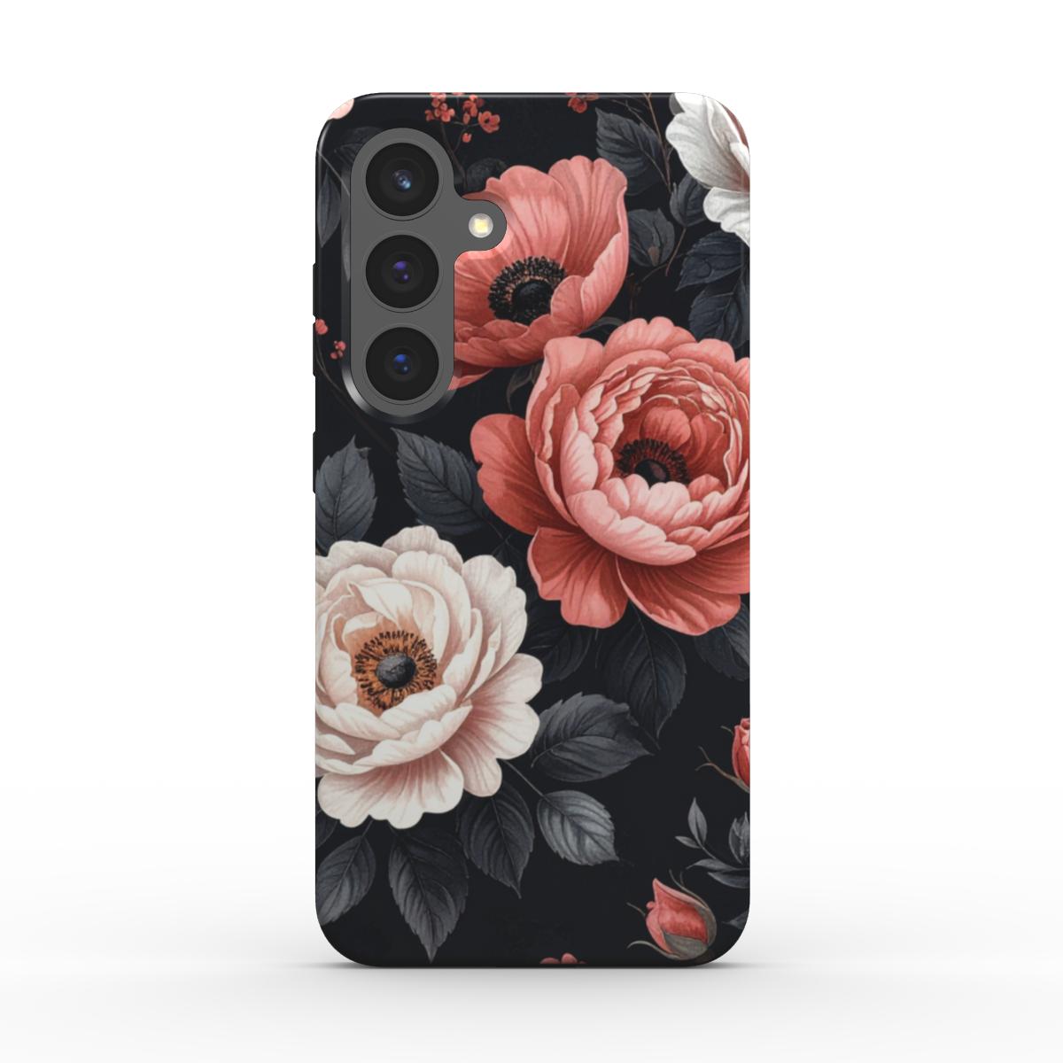 Magnetic Tough Handyhülle Rose Night