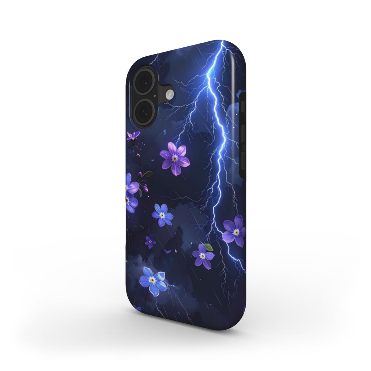 Tough Handyhülle Thunderstorm purple (MagSafe)