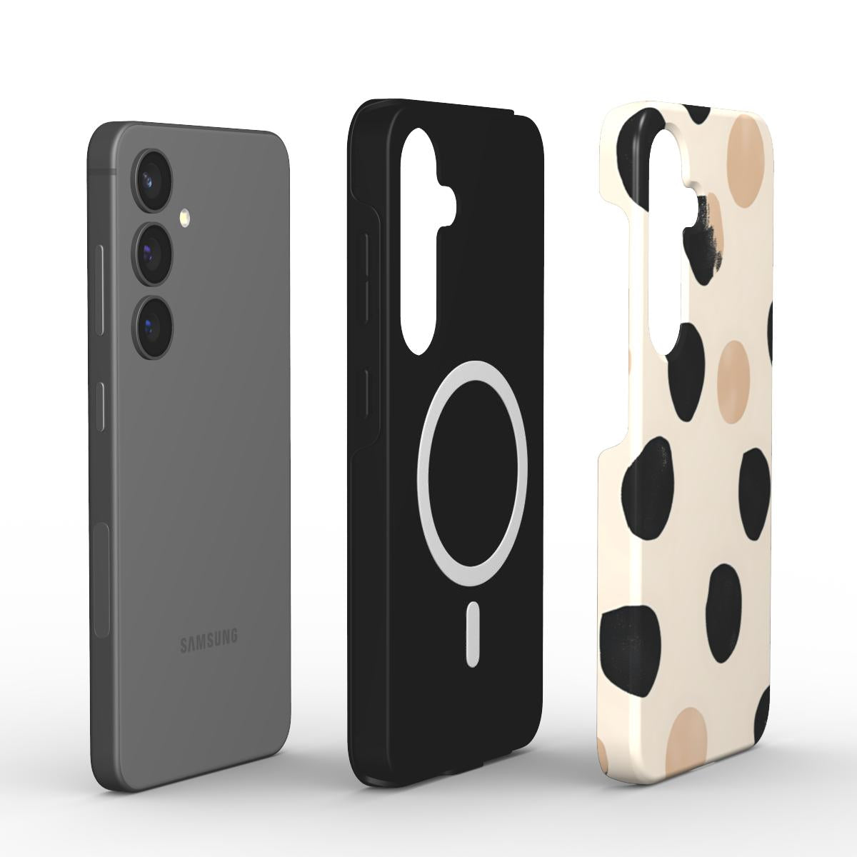 Magnetic Tough Handyhülle Abstract Pebble