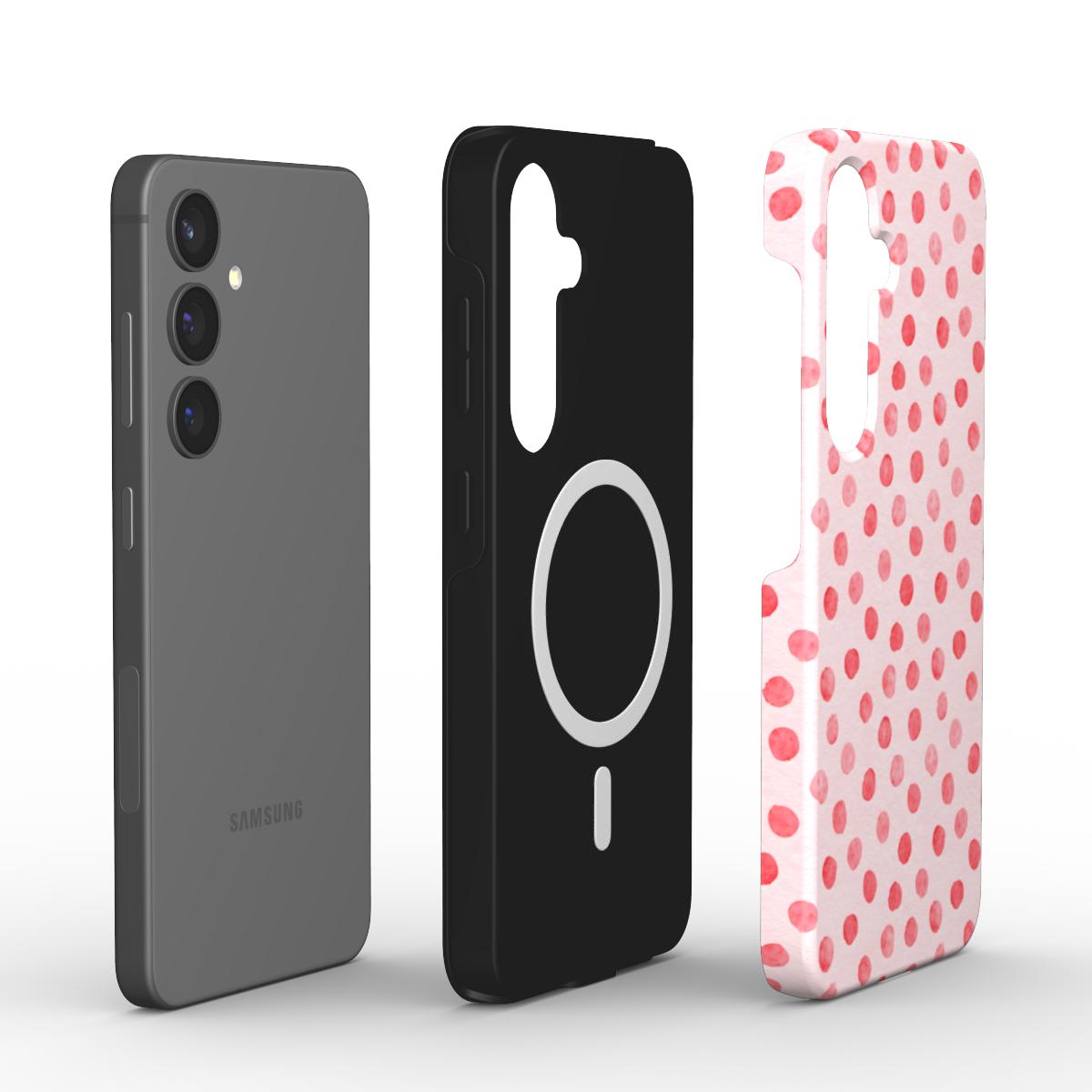 Magnetic Tough Handyhülle Berry Dots