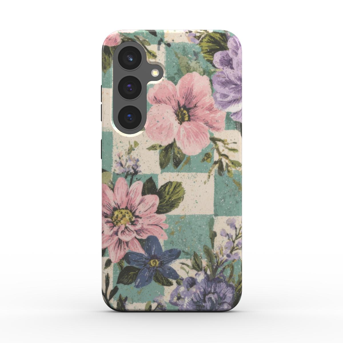 Magnetic Tough Handyhülle Vintage Checker