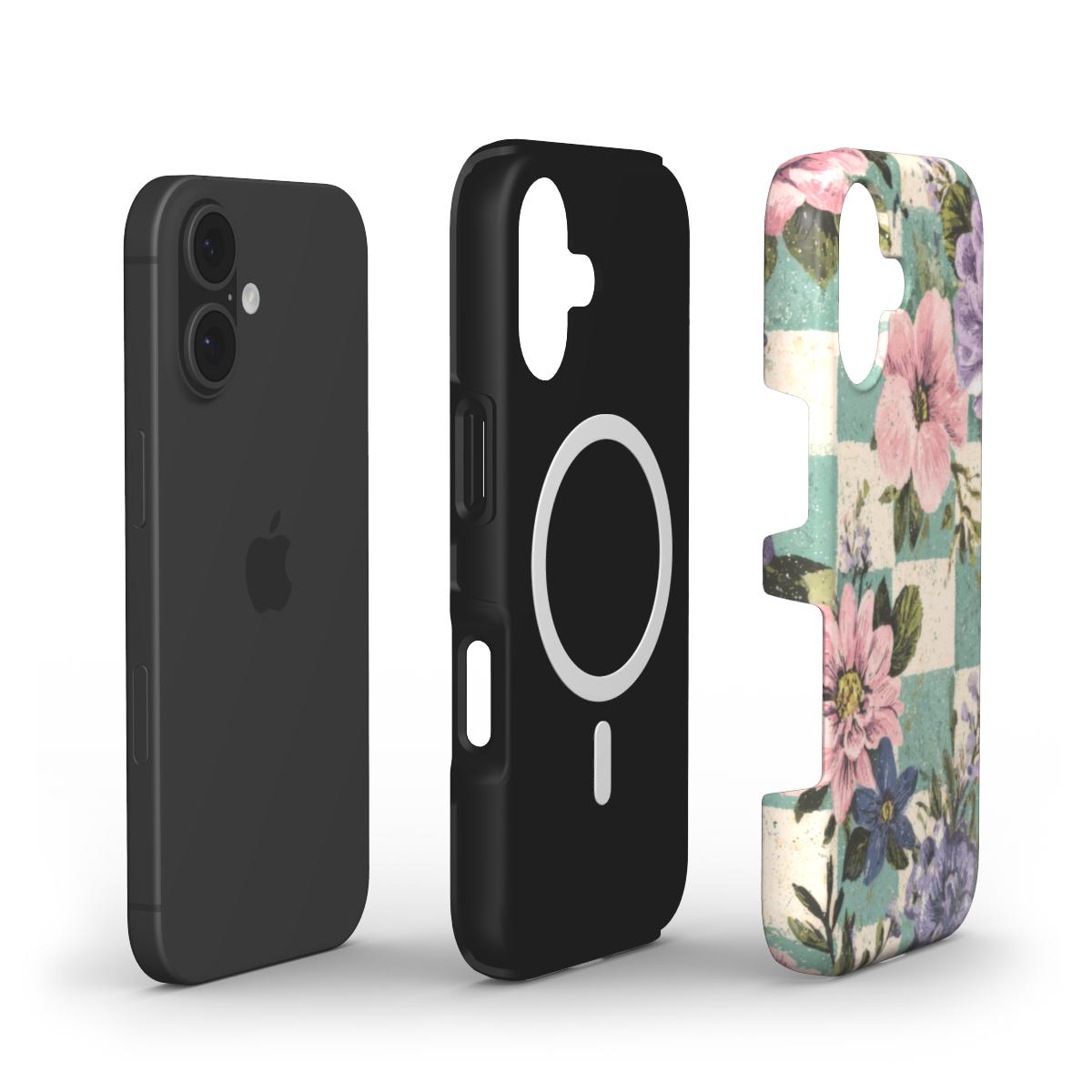 Tough Handyhülle Vintage Checker (MagSafe)