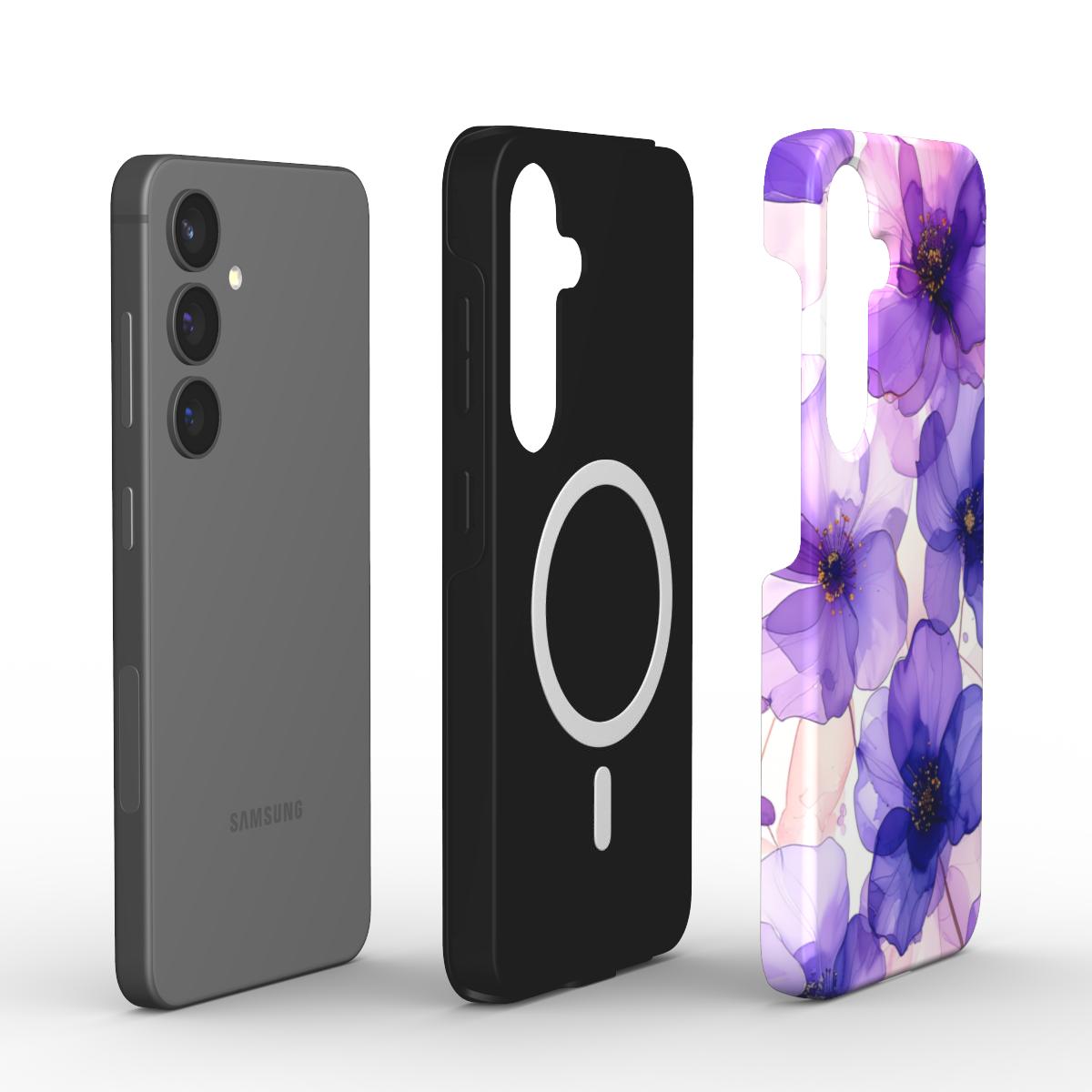 Magnetic Tough Handyhülle Lavender Aura