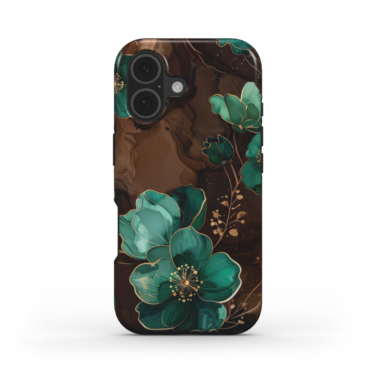 Tough Handyhülle Espresso Bloom (MagSafe)