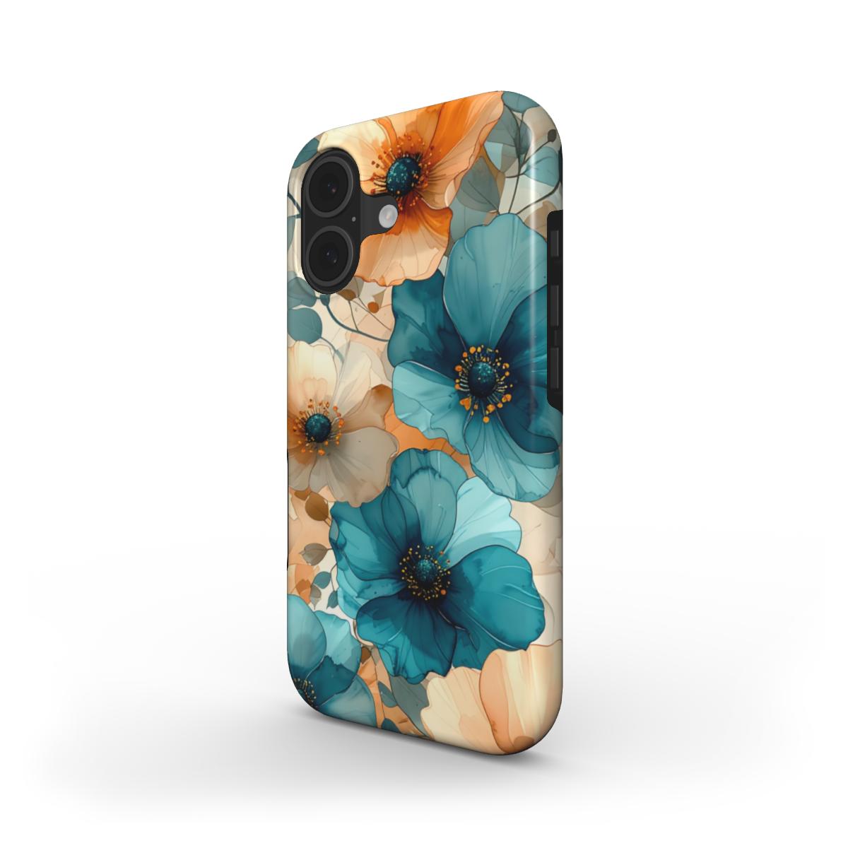 Tough Handyhülle Azure Bloom (MagSafe)