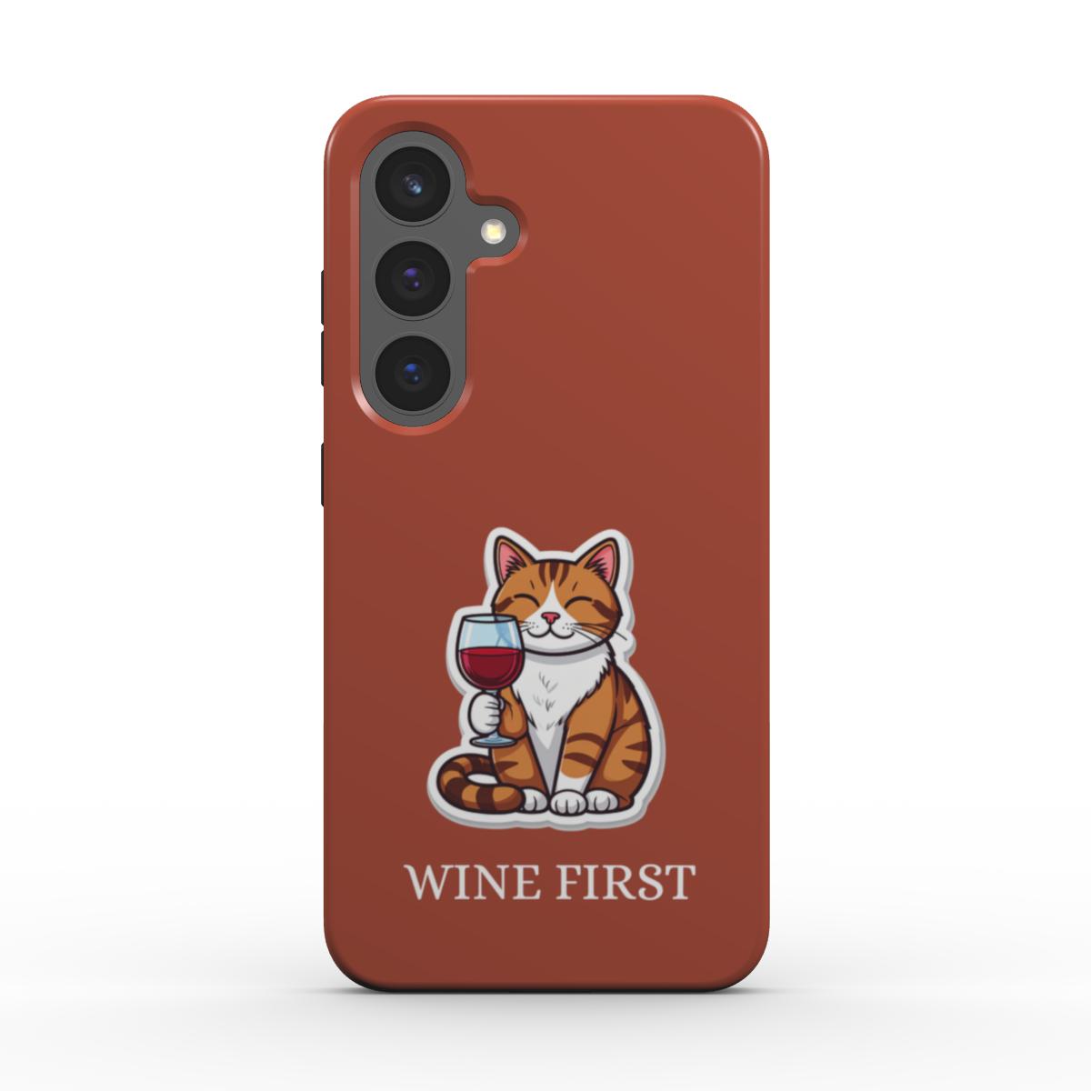 Magnetic Tough Handyhülle wine first
