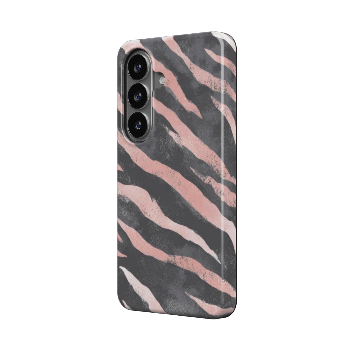 Magnetic Tough Handyhülle Zebra Rose