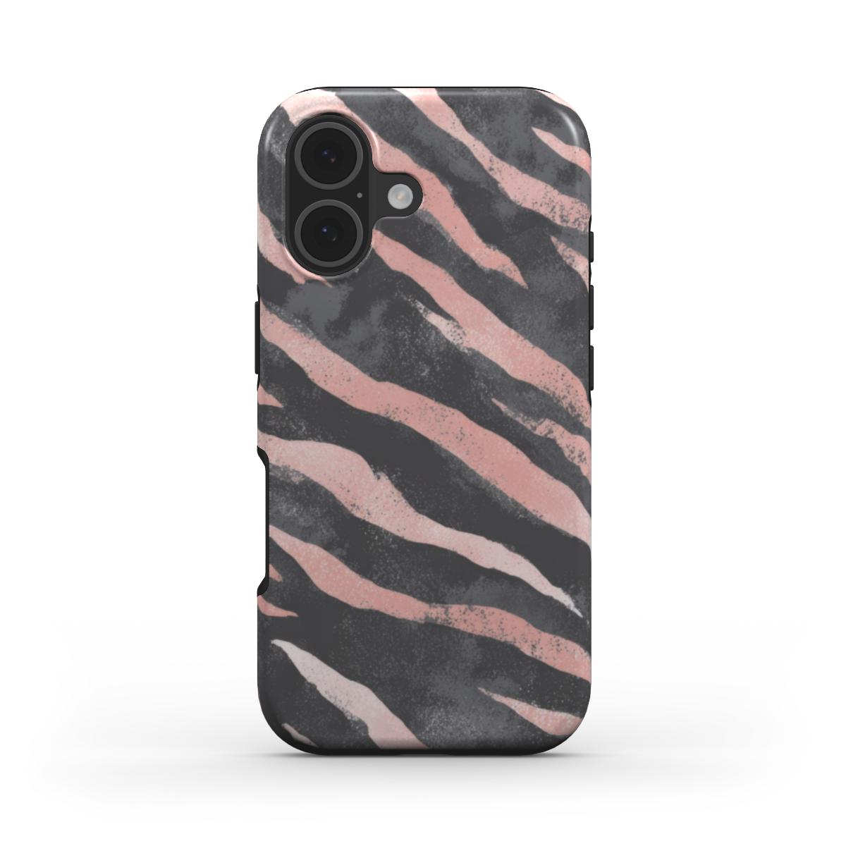 Tough Handyhülle Zebra Rose (MagSafe)
