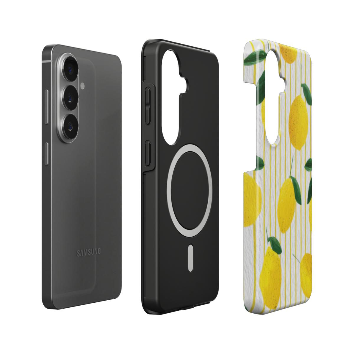 Magnetic Tough Handyhülle Lemon yellow