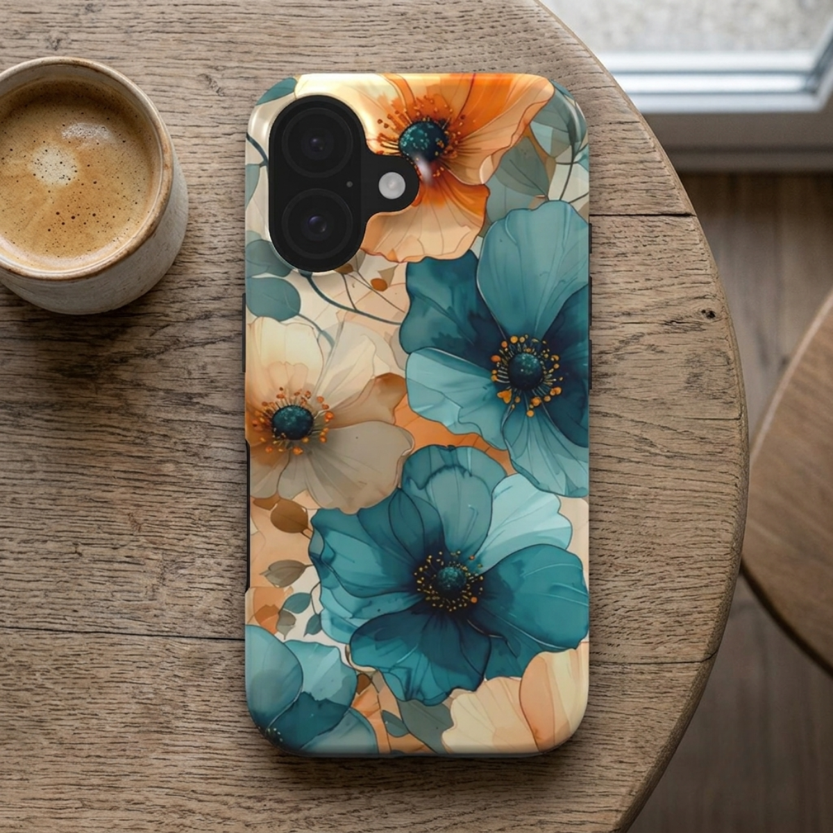 Tough Handyhülle Azure Bloom (MagSafe)