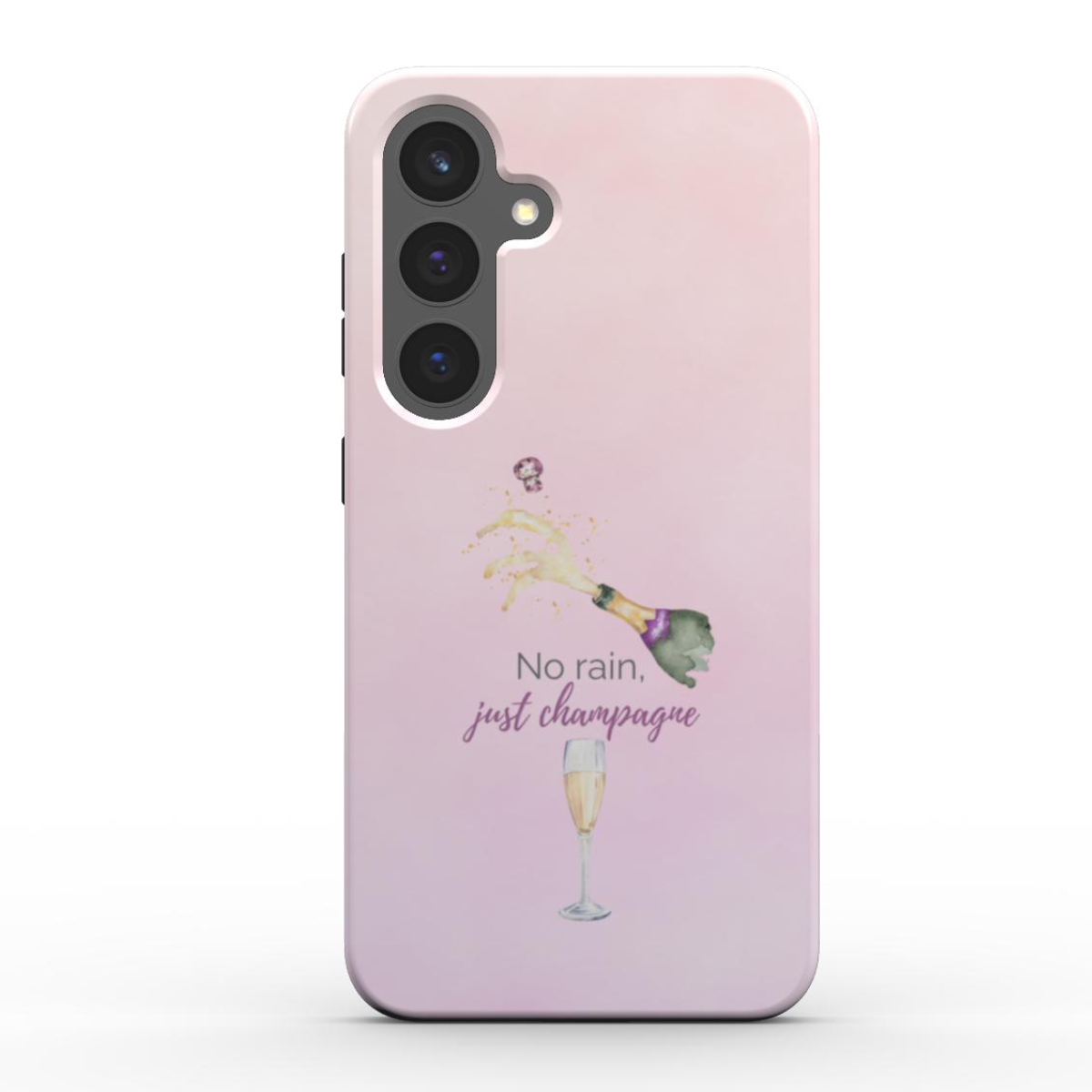Tough Handyhülle no rain, just champagne