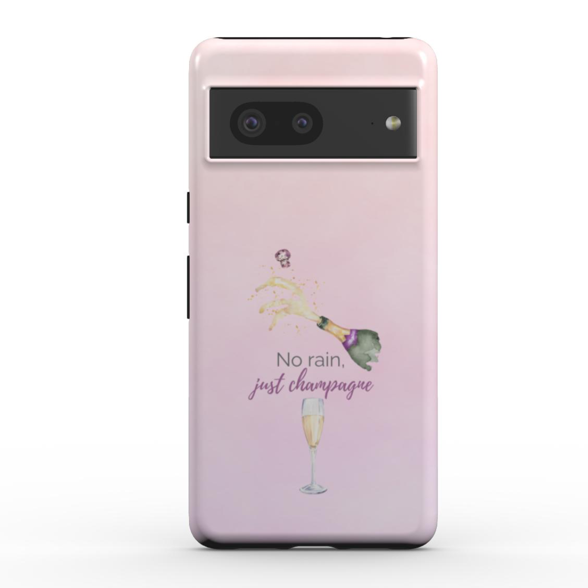 Tough Handyhülle no rain, just champagne