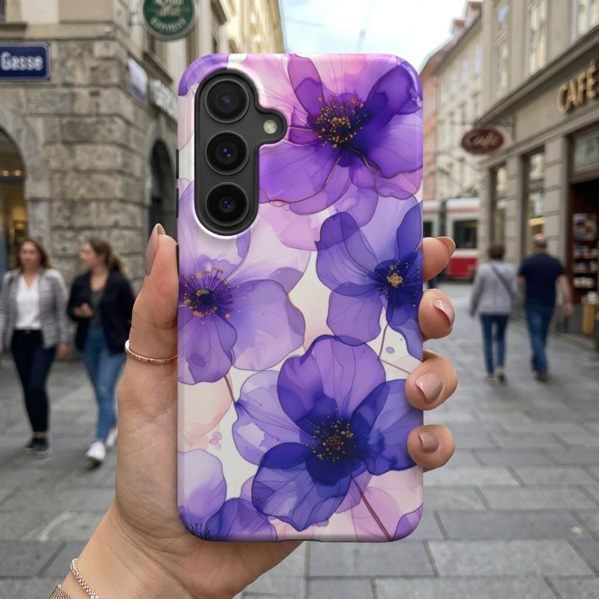 Magnetic Tough Handyhülle Lavender Aura