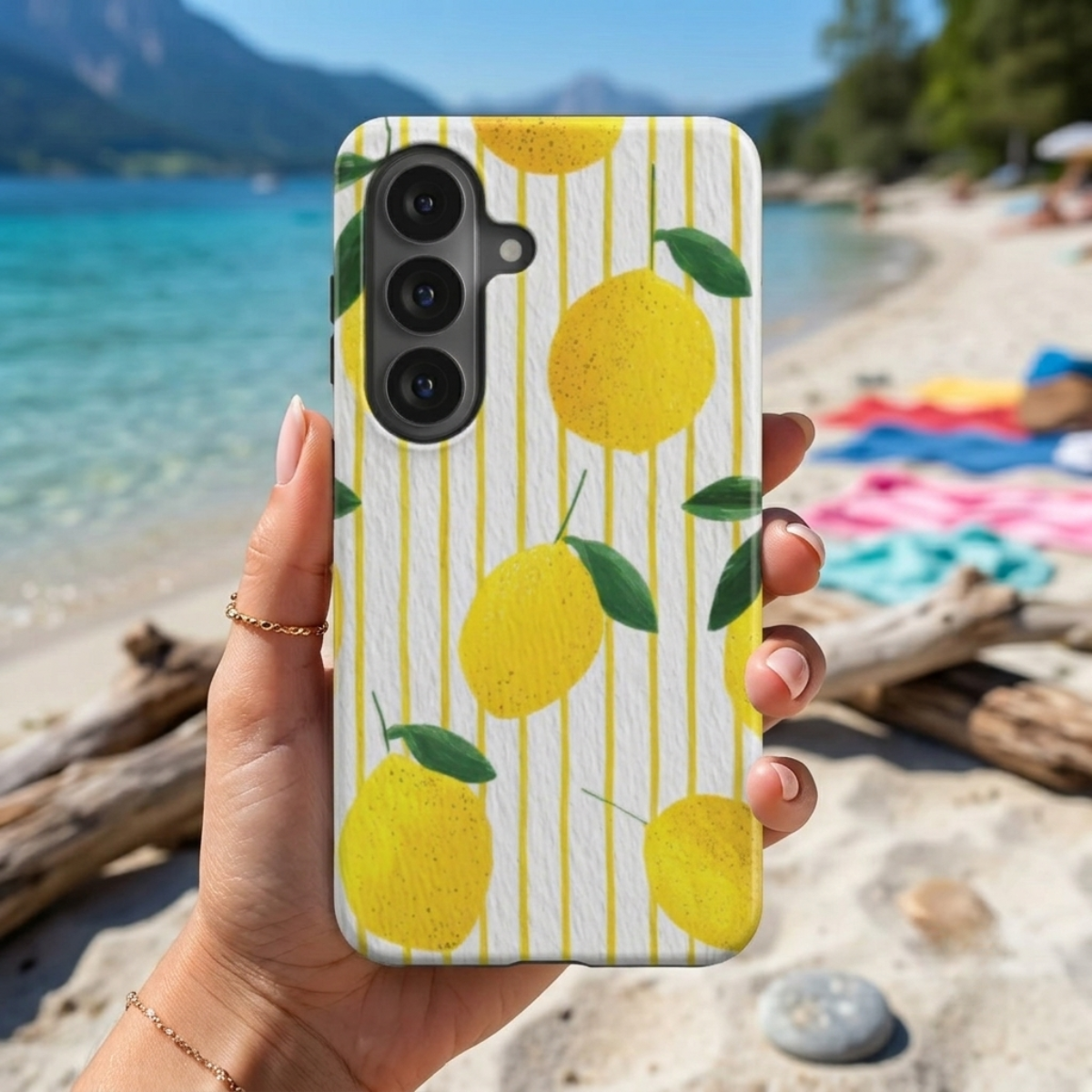 Magnetic Tough Handyhülle Lemon yellow
